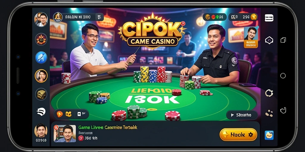 Gameplay live casino menarik di CIPOK dengan dealer profesional.