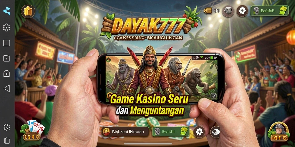 Tampilan gameplay seru di DAYAK777 dengan grafik menarik.
