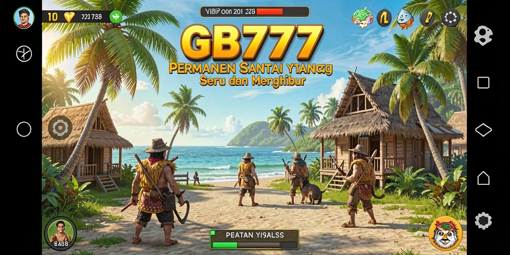 Tampilan interaktif dan grafis menarik dari GB777 saat gameplay.