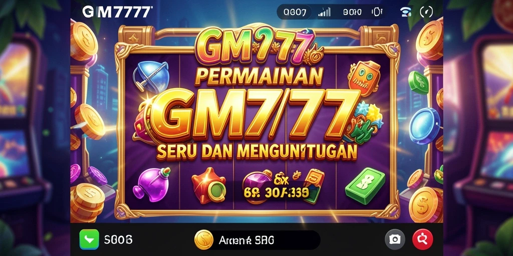 Tampilan gameplay Slot seru di GM777 dengan grafis menarik.
