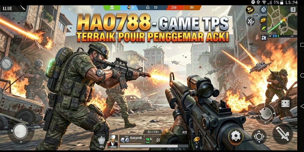 Gameplay menegangkan dalam HAO788 dengan aksi TPS yang seru.