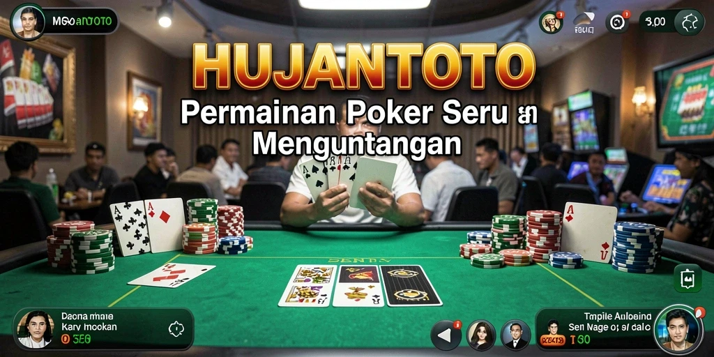 Tampilan gameplay HUJANTOTO yang menarik dan seru.