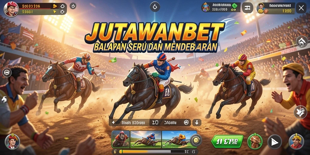Tampilan gameplay JUTAWANBET yang intens dan mendebarkan.