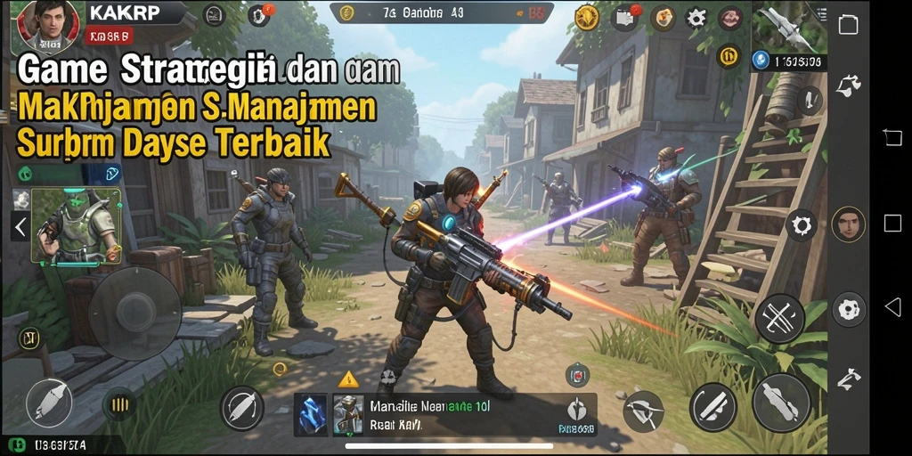 Tangkapan layar gameplay KAKRP menunjukkan pertempuran strategis yang mendebarkan.