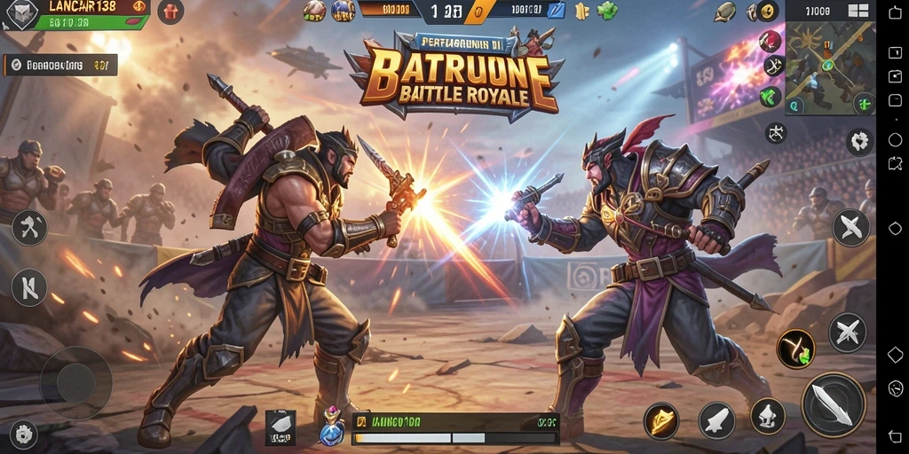 Tampilkan aksi seru dalam LANCAR138 di arena Battle Royale.
