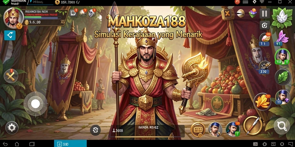 Tampilan gameplay menarik dari MAHKOTA188 menunjukkan interaksi dan strategi.