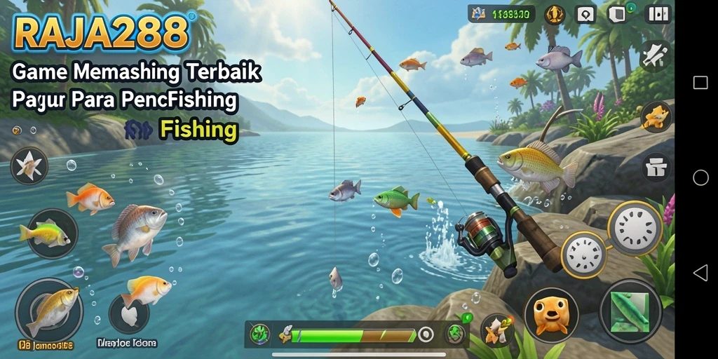 Screenshot RAJA288 menampilkan aksi memancing yang seru dan menantang.