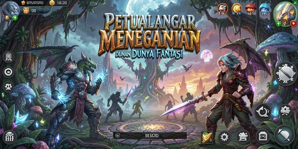 Screenshot utama dari SITUSTOTO menampilkan aksi petualangan yang mendebarkan.