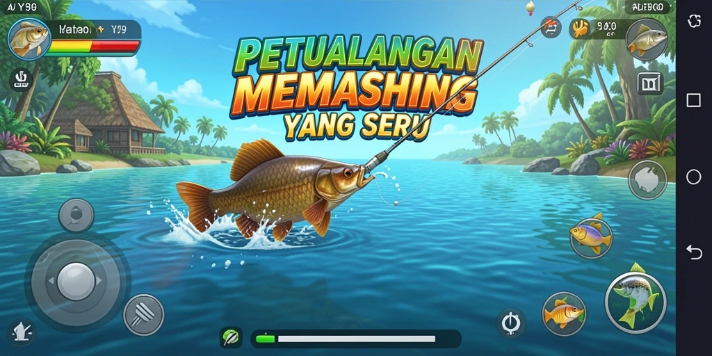 Tangkapan ikan besar di gameplay Y89 yang seru.